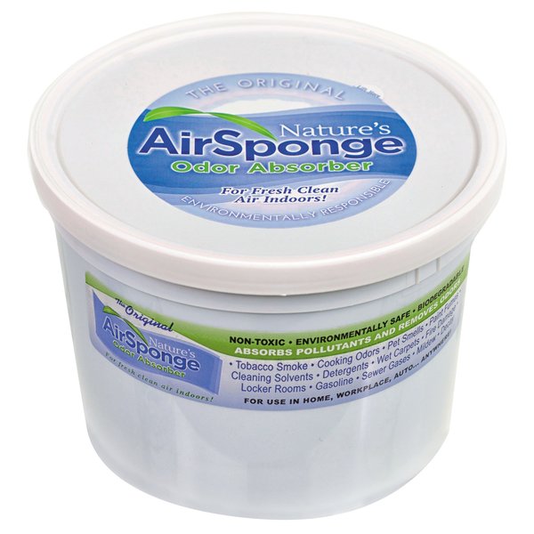 Natures Air Sponge Odor Absorber, Neutral, 64 oz Tub 101-3EA